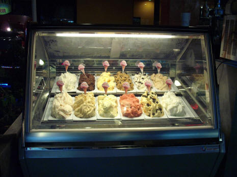 Gelato in the night