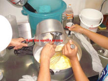Aroma and concentrate for the ice cream