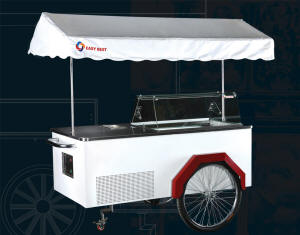 Ice cream cart to sell gelato on the go